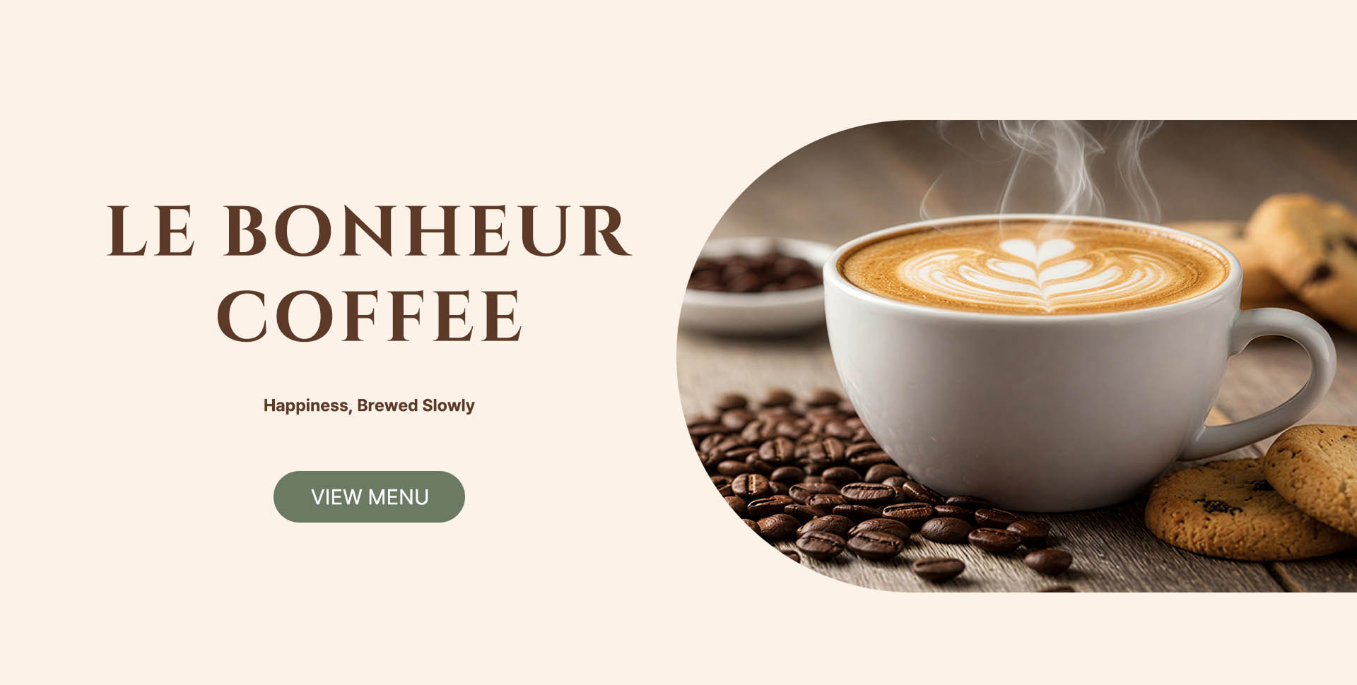 Lebonheur coffee banner